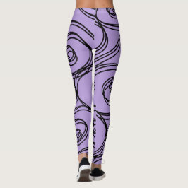 Leggings ULTRAVIOLETA del MODELO del REMOLINO por