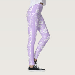 Leggings Ume | patrón japonés tradicional de ciruelo para K