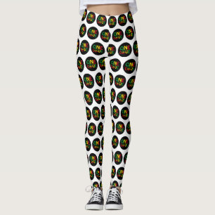 Leggings Un amor, diseño de reggae