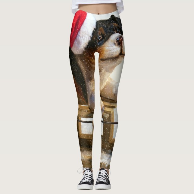Leggings Un cachorro en una mancha (Anverso)