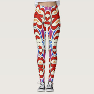 Leggings Un clásico multicolor único "Ratti_Creative_Arts"