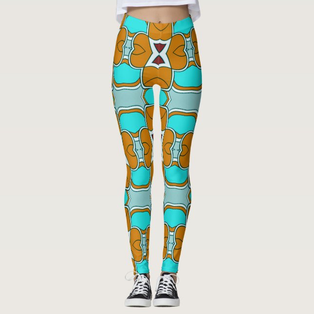 Leggings Un clásico multicolor vibrante "Ratti_Creative_Art (Anverso)