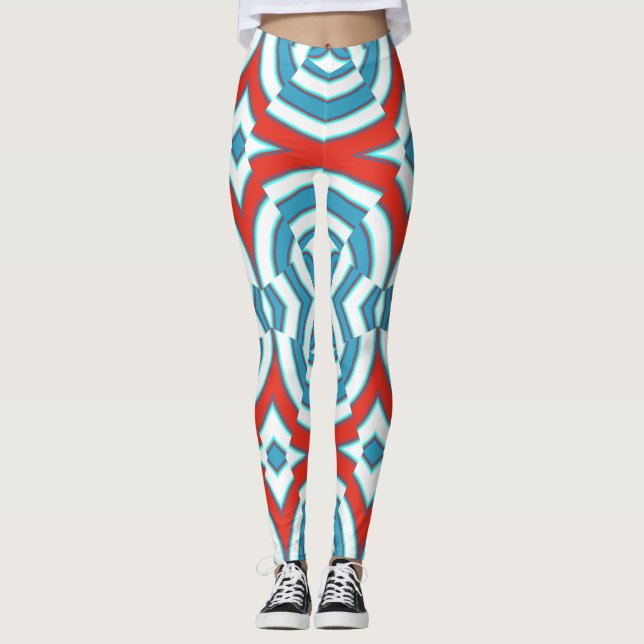 Leggings Un clásico multicolor vibrante "Ratti_Creative_Art (Anverso)