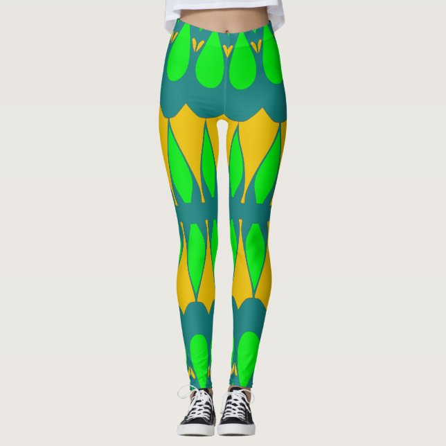 Leggings Un clásico multicolor vibrante "Ratti_Creative_Art (Anverso)