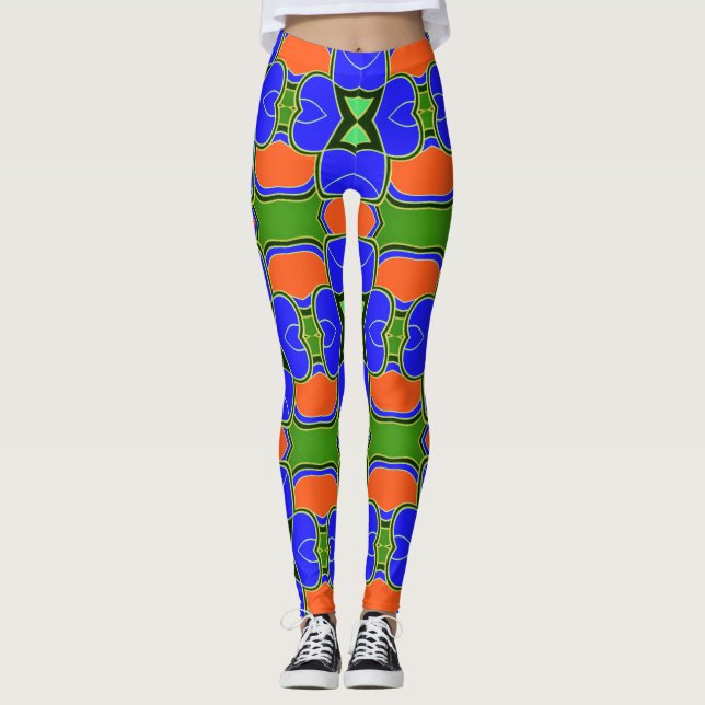Leggings Un clásico multicolor vibrante "Ratti_Creative_Art (Anverso)