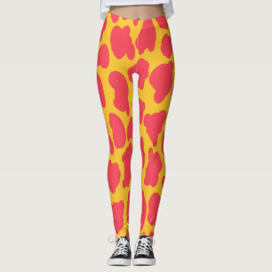 Leggings Un clásico rojo vibrante "Ratti_Creative_Arts"