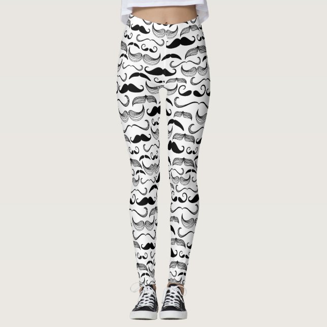 Leggings Un club de los caballeros. Modelo 2 del bigote (Anverso)