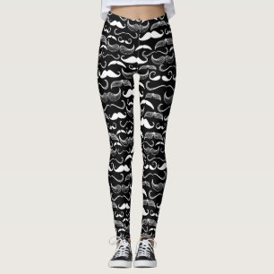Leggings Un club de los caballeros. Modelo del bigote
