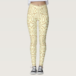 Leggings Un color amarillo vibrante "Ratti_Creative_Arts"