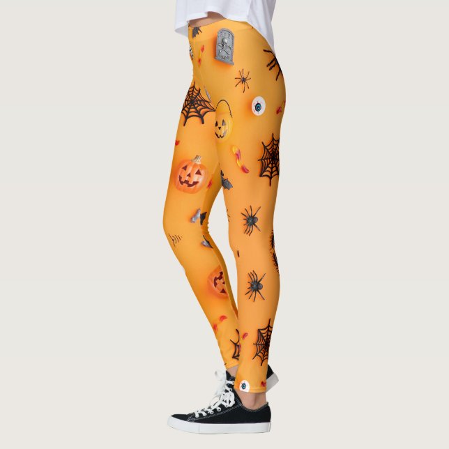 Leggings Un diseño místico y horrorizado/Halloween (Izquierda)