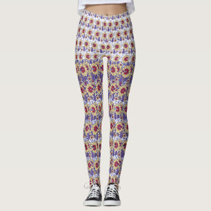 Leggings Un diseño vibrante con creativo amarillo y naranja