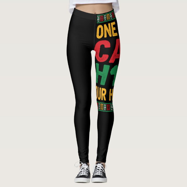 Leggings Un mes no puede contener nuestra historia Orgullo  (Anverso)