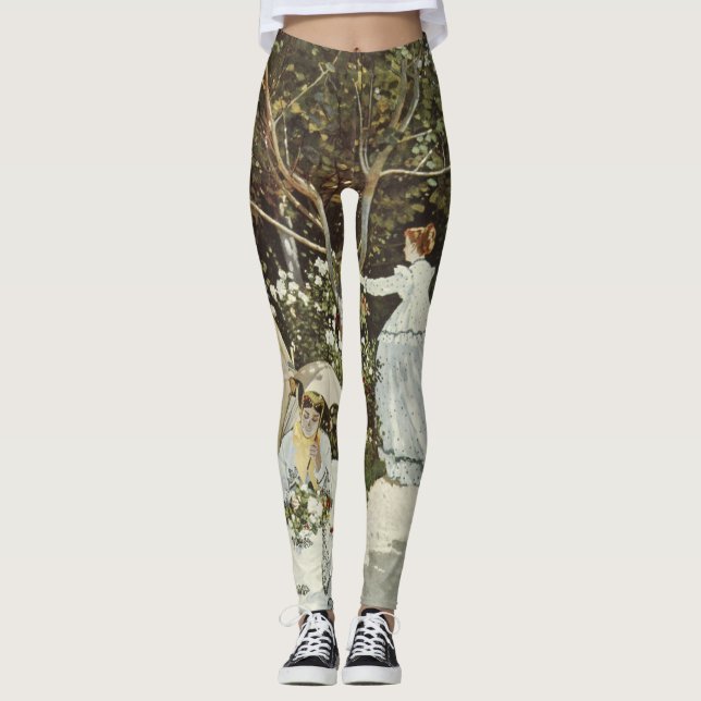 Leggings Un molino de viento en Zaandam Claude Monet (Anverso)