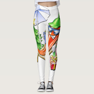 Leggings Un Navidad de chili en la playa