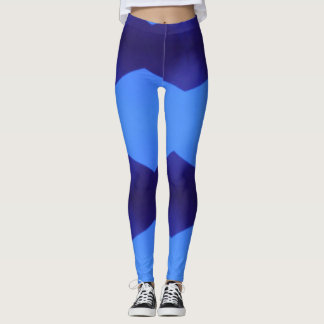 Leggings Un patrón de líneas azules oscuras y bebés
