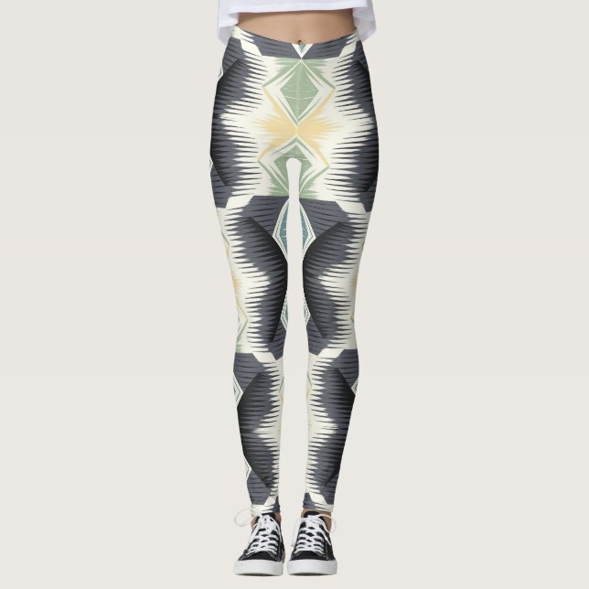 Leggings un patrón geométrico (Anverso)