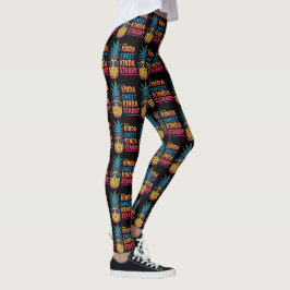 Leggings Un poco dulce Kinda Estabby Pineapple