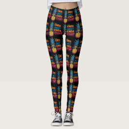 Leggings Un poco dulce Kinda Estabby Pineapple