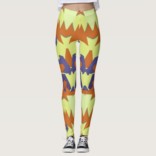 Leggings Un "Ratti_Creative_Arts" moderno sin costuras mult (Anverso)