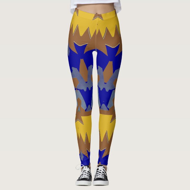Leggings Un "Ratti_Creative_Arts" moderno sin costuras mult (Anverso)