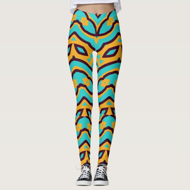 Leggings Un "Ratti_Creative_Arts" moderno sin costuras mult (Anverso)