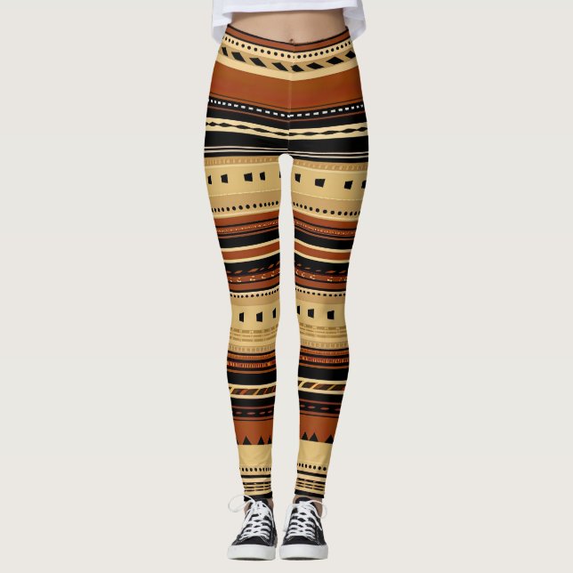Leggings Un sutil ritmo tribal (Anverso)