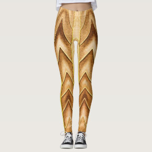 Leggings Un vibrante color de madera "Ratti_Creative_Arts"