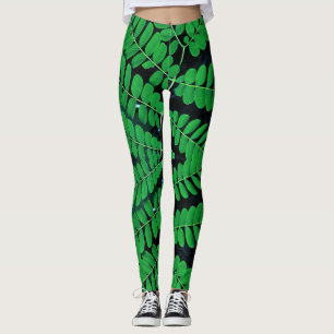 Leggings Un vibrante resumen verde "Ratti_Creative_Arts"