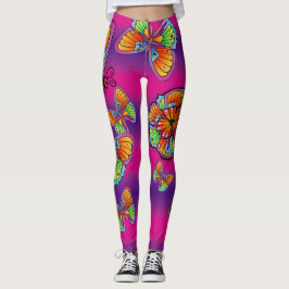 Leggings Una bandada de mariposas
