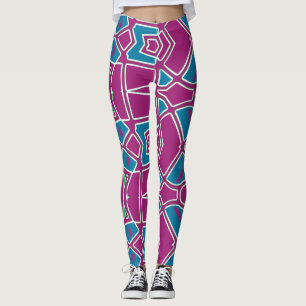 Leggings Una colorida y abstracta leyenda "Ratti_Creative_A