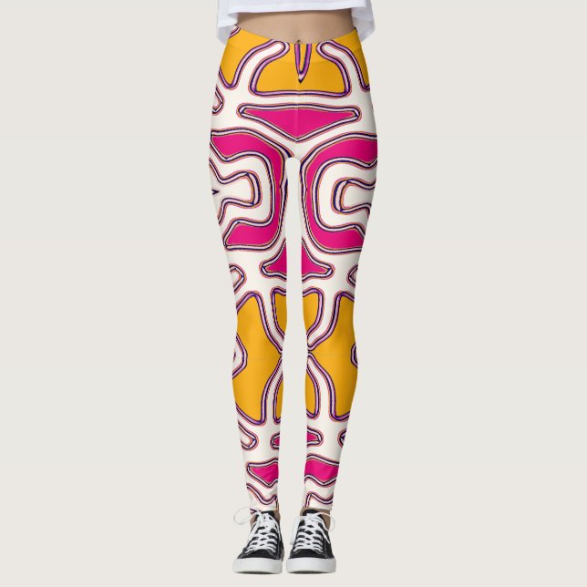 Leggings Una colorida y transparente leyenda "Ratti_Creativ (Anverso)