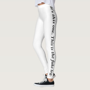 Leggings Una de estas piernas es falsificación