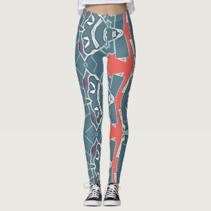 Leggings Una elegante y abstracta leyenda "Ratti_Creative_A