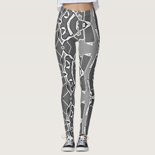 Leggings Una elegante y abstracta leyenda "Ratti_Creative_A