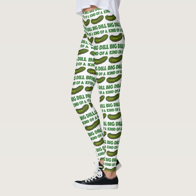 Leggings Una especie de pellejo verde (acuerdo) (Izquierda)