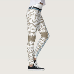 Leggings una foto en blanco y negro de un patrón