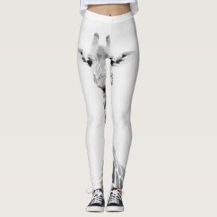 Leggings Una jirafa linda para los animales.