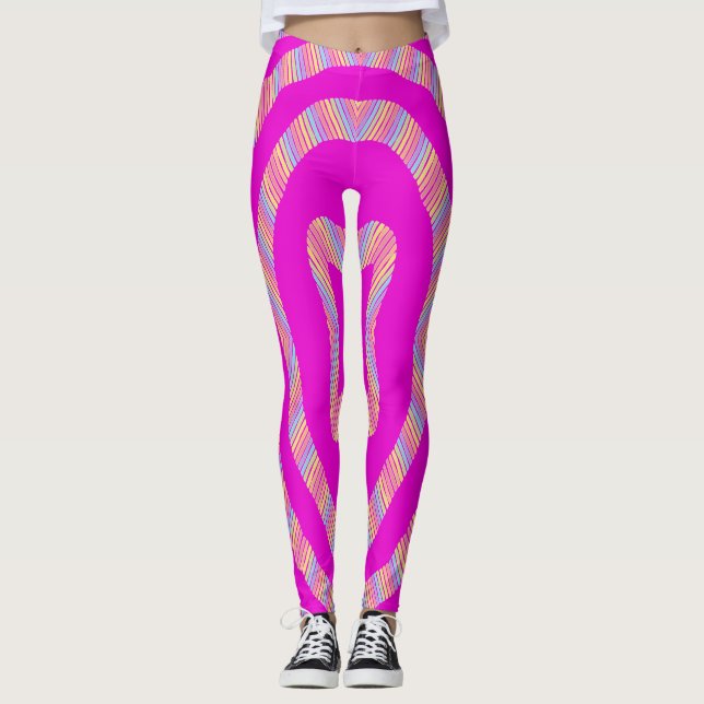 Leggings Una leyenda "Ratti_Creative_Arts" inmaculada (Anverso)