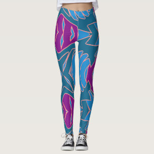 Leggings Una moderna y vibrante leyenda "Ratti_Creative_Art