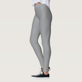 Leggings Una textura de tela gris clara suave