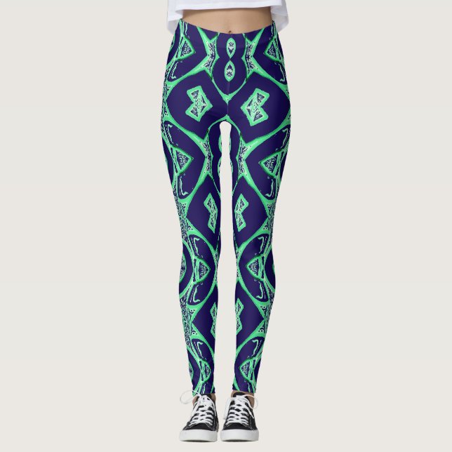 Leggings Una textura multicolor vibrante "Ratti_Creative_Ar (Anverso)
