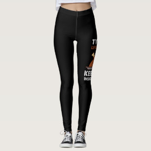 Leggings Una Turquía divertida que ata las piernas juntos 