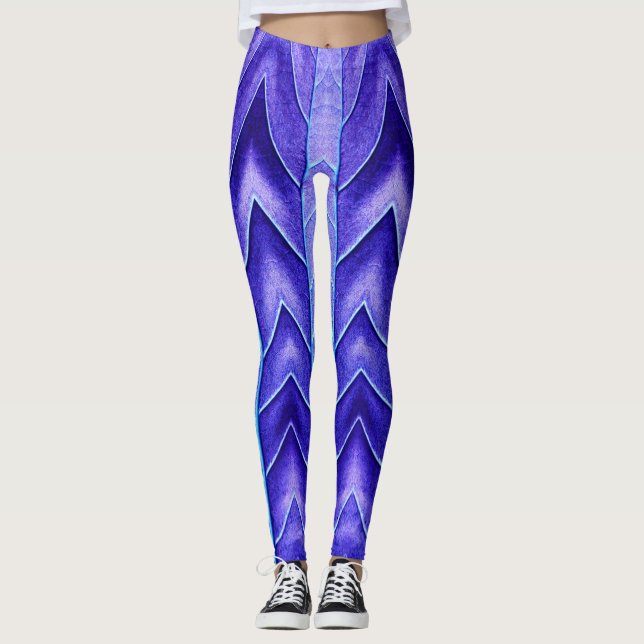 Leggings Una vibrante leyenda violeta "Ratti_Creative_Arts" (Anverso)