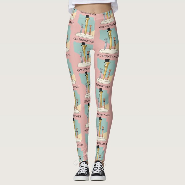 Leggings Uñas de Dinero Antiguo (Anverso)