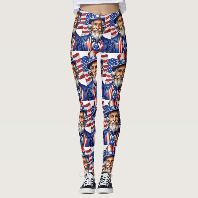 Leggings Uncle Sam USA (Anverso)