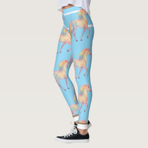 Leggings Unicornio de Arcoíris Mágico Personalizado