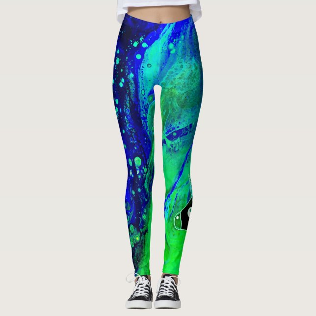 Leggings Unicornio de neón (Anverso)
