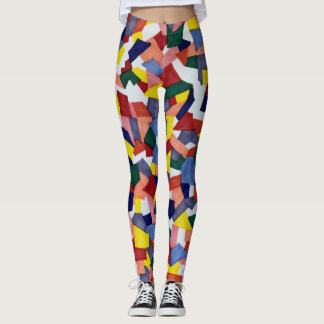 Leggings únicos, diseño artístico, todo en su tota