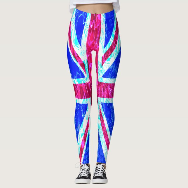 Leggings Union Jack mojada, Bandera nacional de (Anverso)