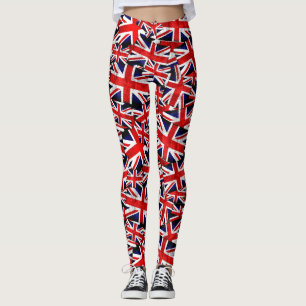 Leggings Unión Jack Reino Unido Inglaterra Bandera del Rein
